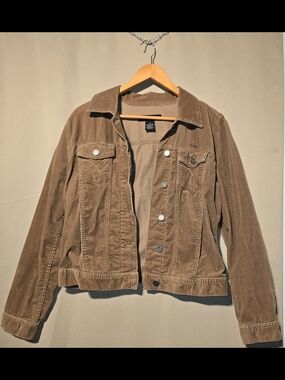 Calvin Klein Jeans Brown Corduroy Trucker Jacket